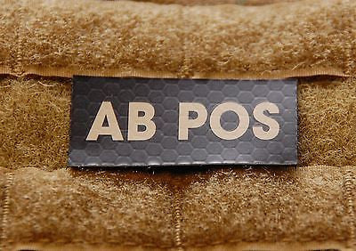 AB POS Blood Type IR Patch