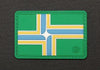 Portland City Flag 3D PVC Morale Patch