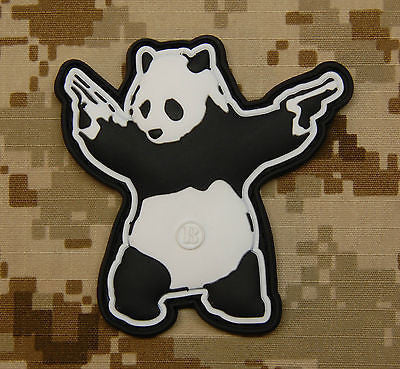 Panda With Guns 3D PVC Morale Patch – BritKitUSA