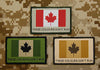 Canadian These Colours Don't Run Woven Morale Patch Set