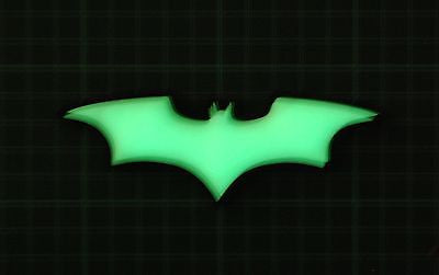 The Dark Knight Batman GITD PVC Morale Patch