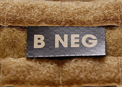Infrared B NEG Blood Type Patch