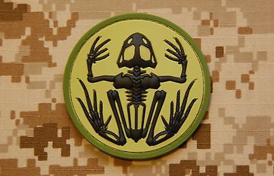 Frog Skeleton 3D PVC Morale Patch - AOR2 Version