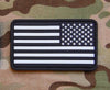 USA US Stars & Stripes Reverse Flag Patch Glow In The Dark GITD Velcro PVC Patch