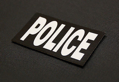 Infrared POLICE Patch Black & White