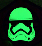 First Order GITD Stormtrooper Helmet 3D PVC Morale Patch