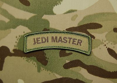 Jedi Warrior Master Patch & Tab Set - Black & White