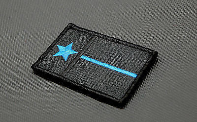 Texas Thin Blue Line State Flag Morale Patch