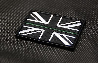 UK Thin Green Line Union Flag Patch