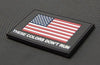 US Flag THESE COLORS DON'T RUN GITD Morale Patch - Black