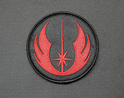 Jedi Warrior Master Patch & Tab Set - Black & Red