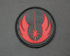 Jedi Warrior Master Patch & Tab Set - Black & Red