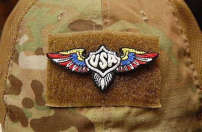 Multicam Nazarene Embroidered Morale Patch - Red