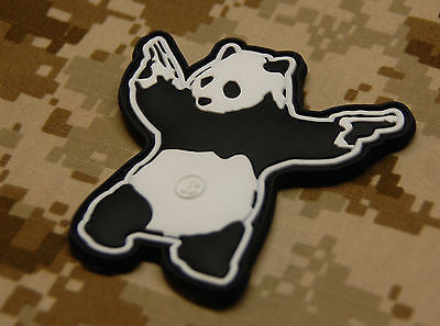 Panda With Guns 3D PVC Morale Patch – BritKitUSA