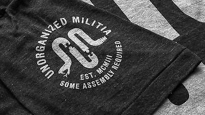 UNORGANIZED MILITIA T-Shirt Everyday No Days Off ENDO 3% III Percent Size XL