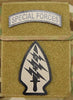 Infrared US Army Special Forces Arrowhead & Tab Set