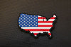 U.S.A. Flag Map PVC Morale Patch