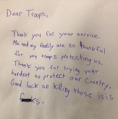 Dear Troops Letter Morale Patch