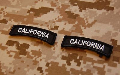 California State Tab Patch Set - Black & White