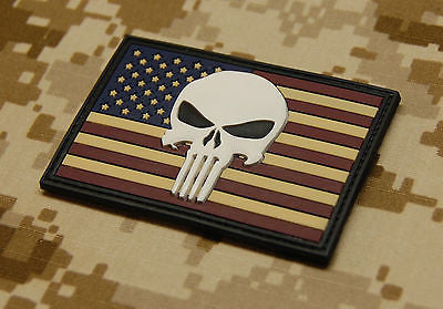 USA Flag 3D PVC Morale Patch