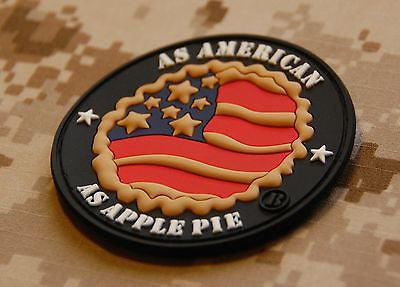 As American As Apple Pie 3D PVC Morale Patch