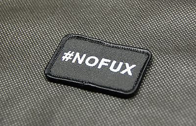 #NOFUX Embroidered Morale Patch