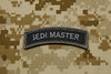 JEDI MASTER Tab Morale Patch - Black