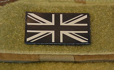 Mini UK IR Flag Patch - Tan & Black