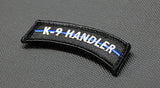 K9 Handler Thin Blue Line Tab Patch K-9