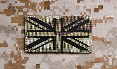 UK IR Flag Standard & Mini Patch Set - Tan