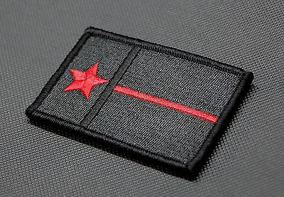 Texas Thin Red Line State Flag Morale Patch