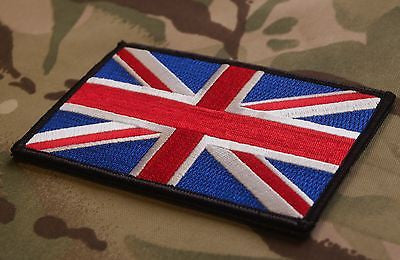 Large Embroidered UK Flag Patch - 5" x 3"