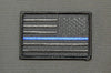 Blackout Thin Blue Line Reverse United States Flag Morale Patch