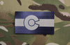 Infrared Colorado State Flag Patch