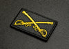 Crossed Sabres Premium Embroidered Morale Patch