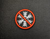 No Snowflakes Allowed GITD 3D PVC Morale Patch & Sticker Set