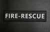 Woven FIRE RESCUE Placard Patch