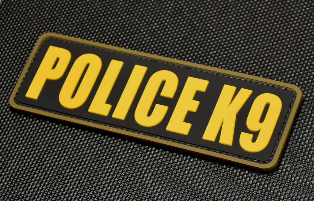 POLICE K9 Tactical Harness PVC Patch