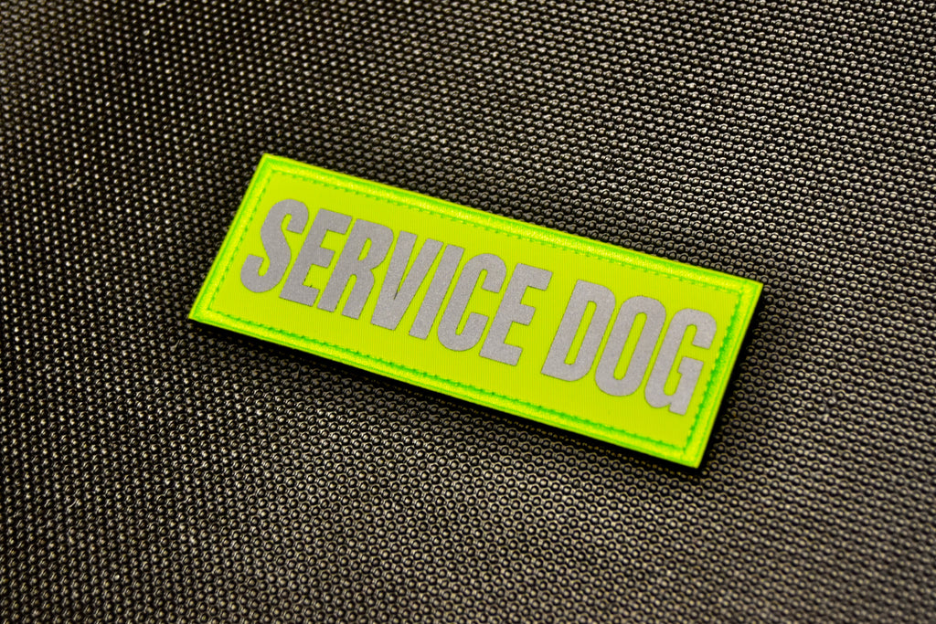 SERVICE DOG Hi-Vis Reflective Patch