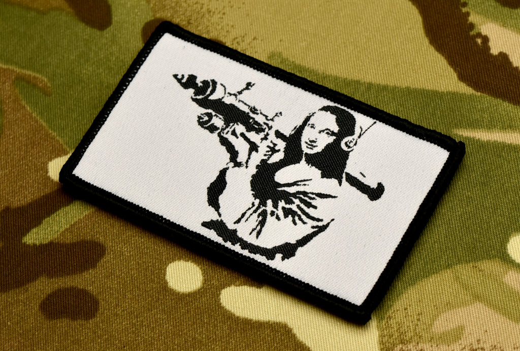Mona Lisa Bazooka Woven Morale Patch
