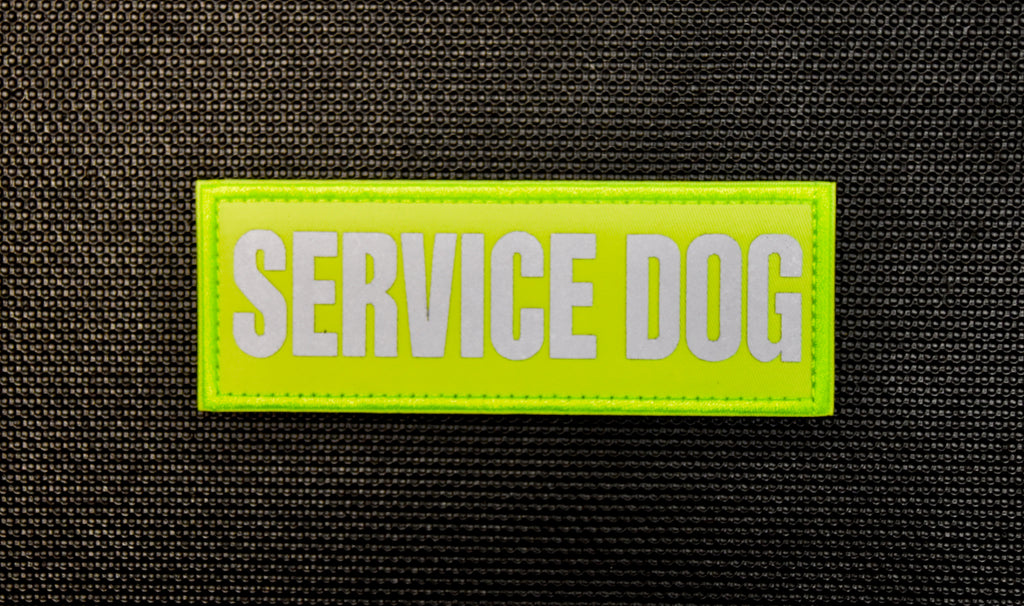 SERVICE DOG Hi-Vis Reflective Patch
