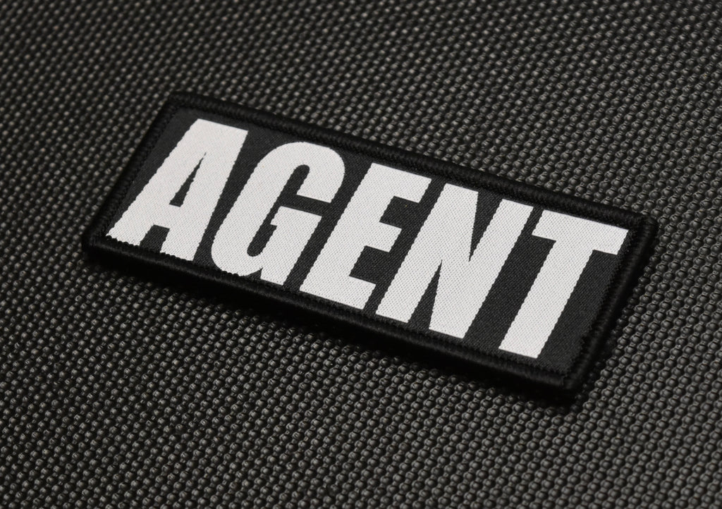 4" X 1.5" Woven AGENT Patch