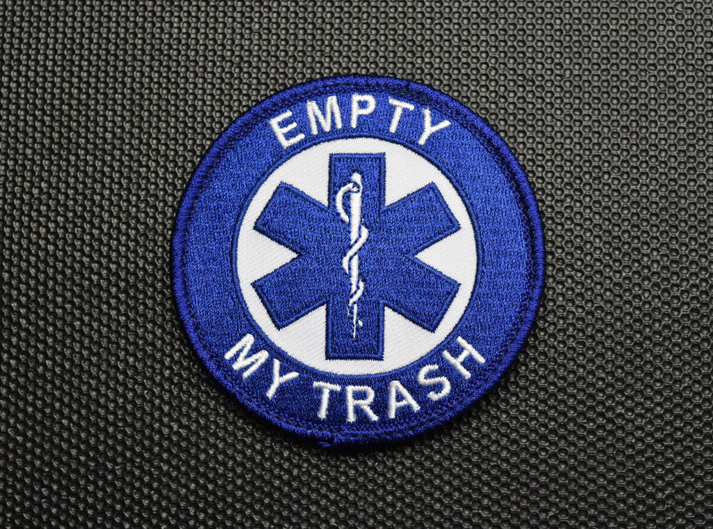 Empty My Trash Embroidered Patch