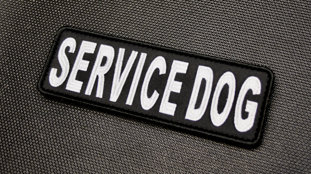 SERVICE DOG Embroidered Patch