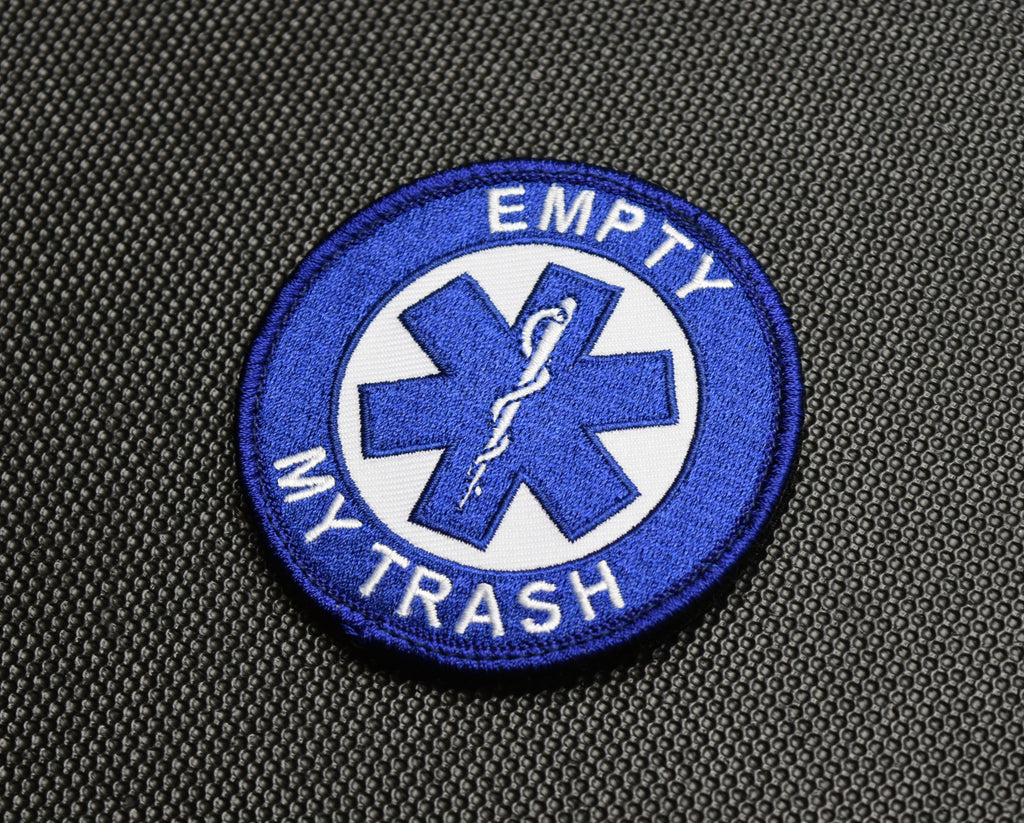 Empty My Trash Embroidered Patch