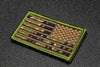 Tiger Stripe US Flag Embroidered Patch Set