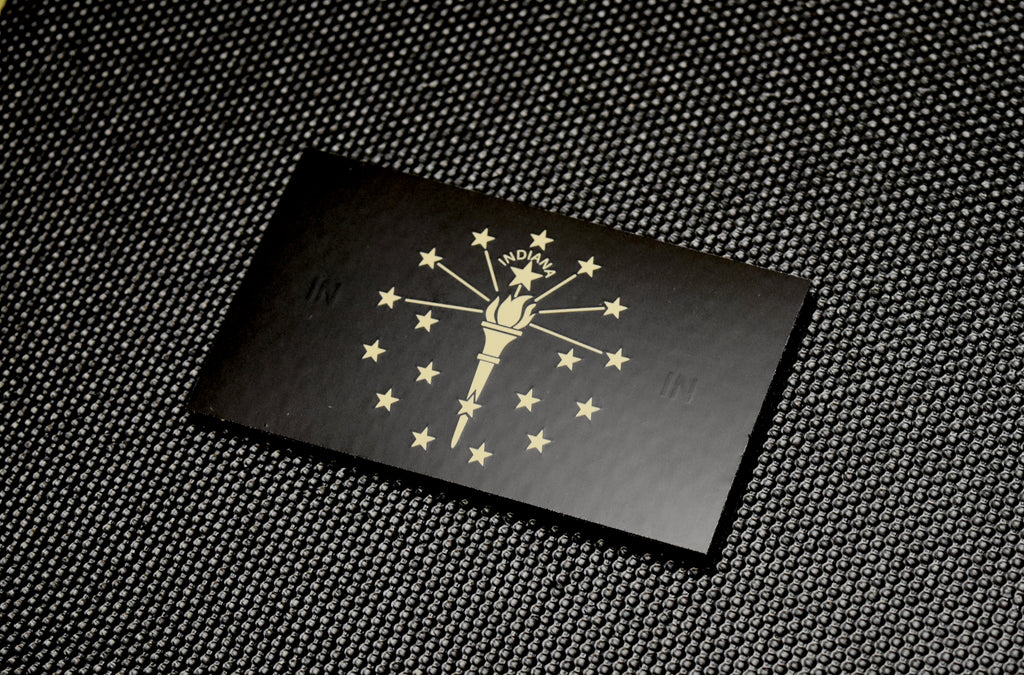 Infrared Indiana State Flag Patch