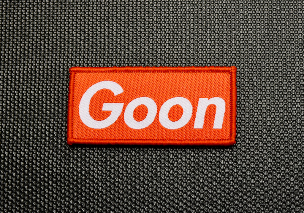 IR Goon Blackout 2x3.5 Morale Tactical Fastener Patch