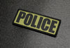 Woven POLICE Patch Set - OD& Black