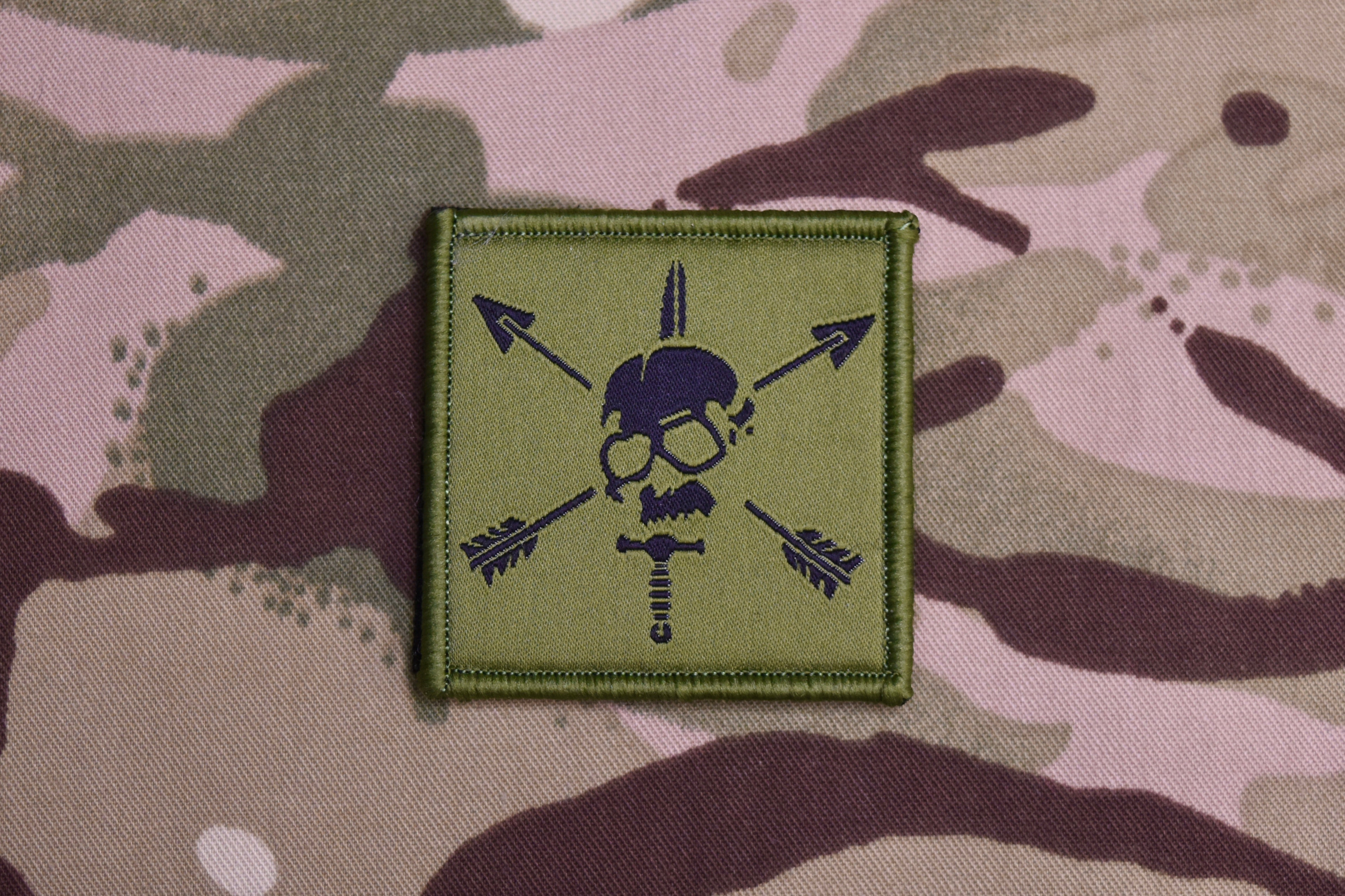 Mini SFARTAETC Woven Morale Patch - OD – BritKitUSA